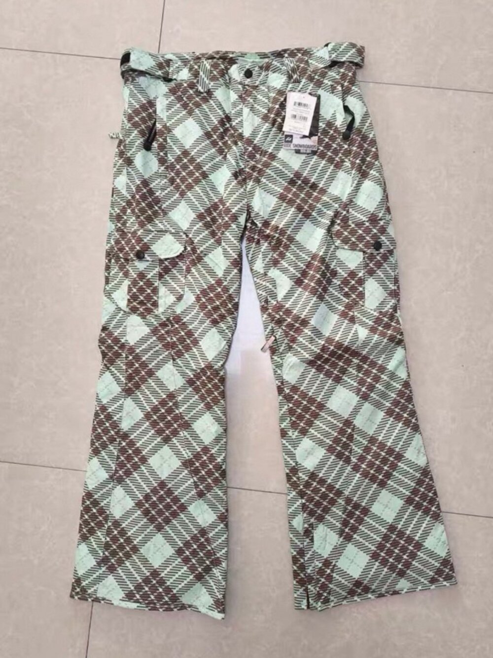 Ride Snowboards Ski Pants Plaid - Size L